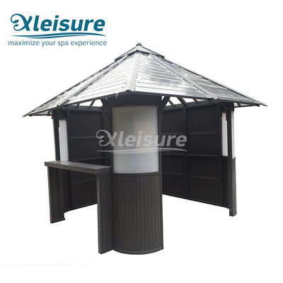 Outdoor Hot Tub Spa Enclosures Hot Tub Gazebo With Wall Maintenance - Free