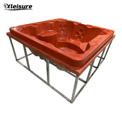 Superior Quality 2.2*2.2M square spa hot tub mold with removable mold outdoor family spa pool mould bathtub mould