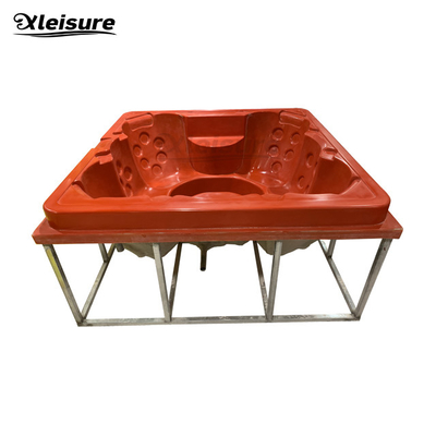 Superior Quality 2.2*2.2M square spa hot tub mold with removable mold outdoor family spa pool mould bathtub mould