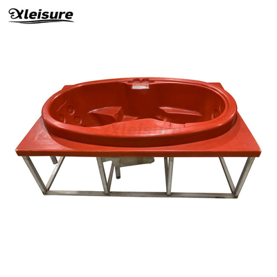 Made in China oval spa hot tub mold wood-fired acrylic hot tub mould 2-person outdoor spa bathtub fiberglass FRP spa poo