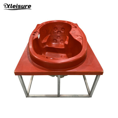 Made in China oval spa hot tub mold wood-fired acrylic hot tub mould 2-person outdoor spa bathtub fiberglass FRP spa poo