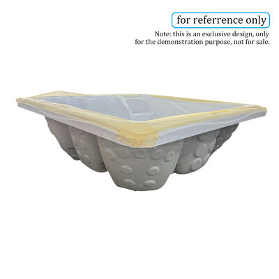 Semi-Finished Acrylic Shell for Outdoor Spa Pool, Wood-fired Hot Tub Insert FRP Reinforcement, Outdoor Whirlpool Shell