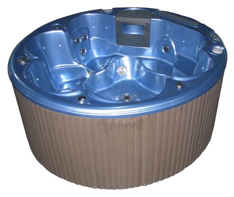 Hot Spring Large Outdoor 6 Seats Round Whirlpool Acrylic Massage Spa Tubs for Garden