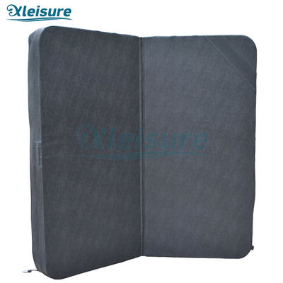 Durable graphite square spa thermal lid vinyl hot tub spa covers for  spa-builder