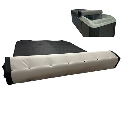 Cubierta de spa de natación de diseño de rodillo para Canadá Marcas de spa para piscinas de baño al aire libre Tejido de Oxford Cubierta de spa de natación de rodillo